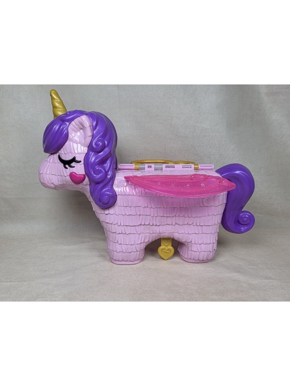 Polly Pocket Unicorn Party Playset With Doll & Accessories